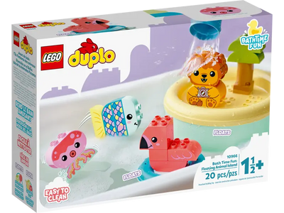 Diversión en el Baño: Isla de los Animales Flotante