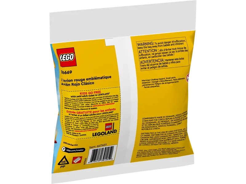 Avión Rojo Clásico