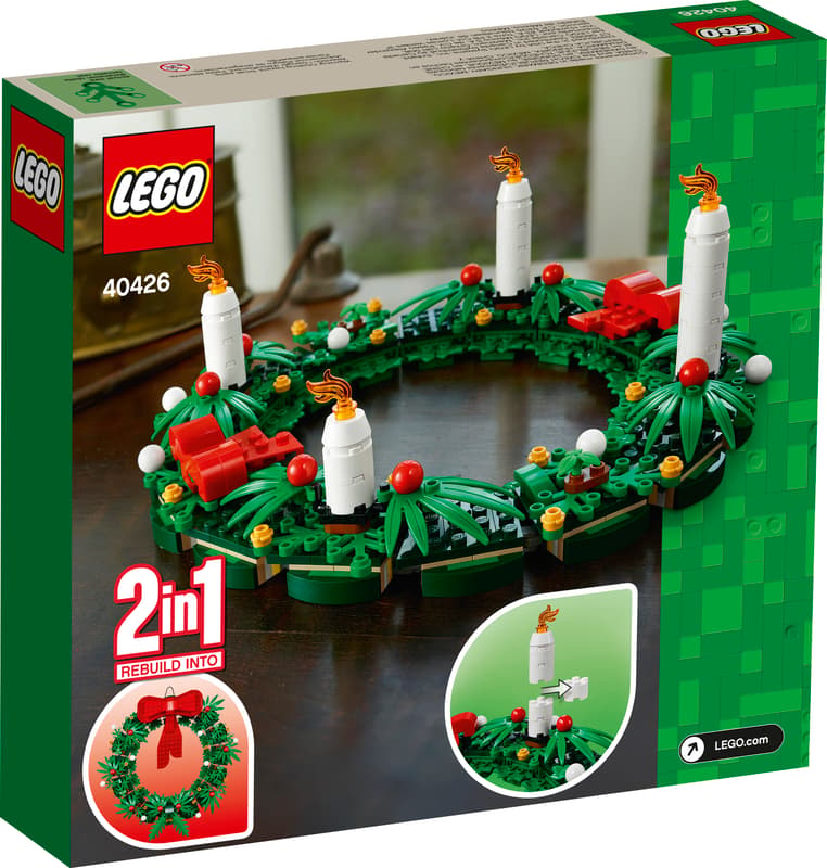 Corona de Navidad “2 en 1”
