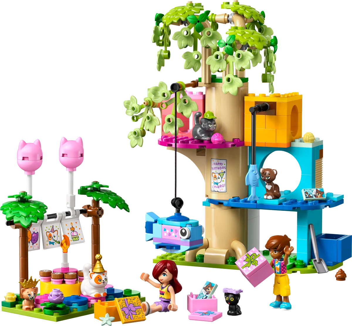 Fiesta de Cumpleaños y Casa del Árbol Felina