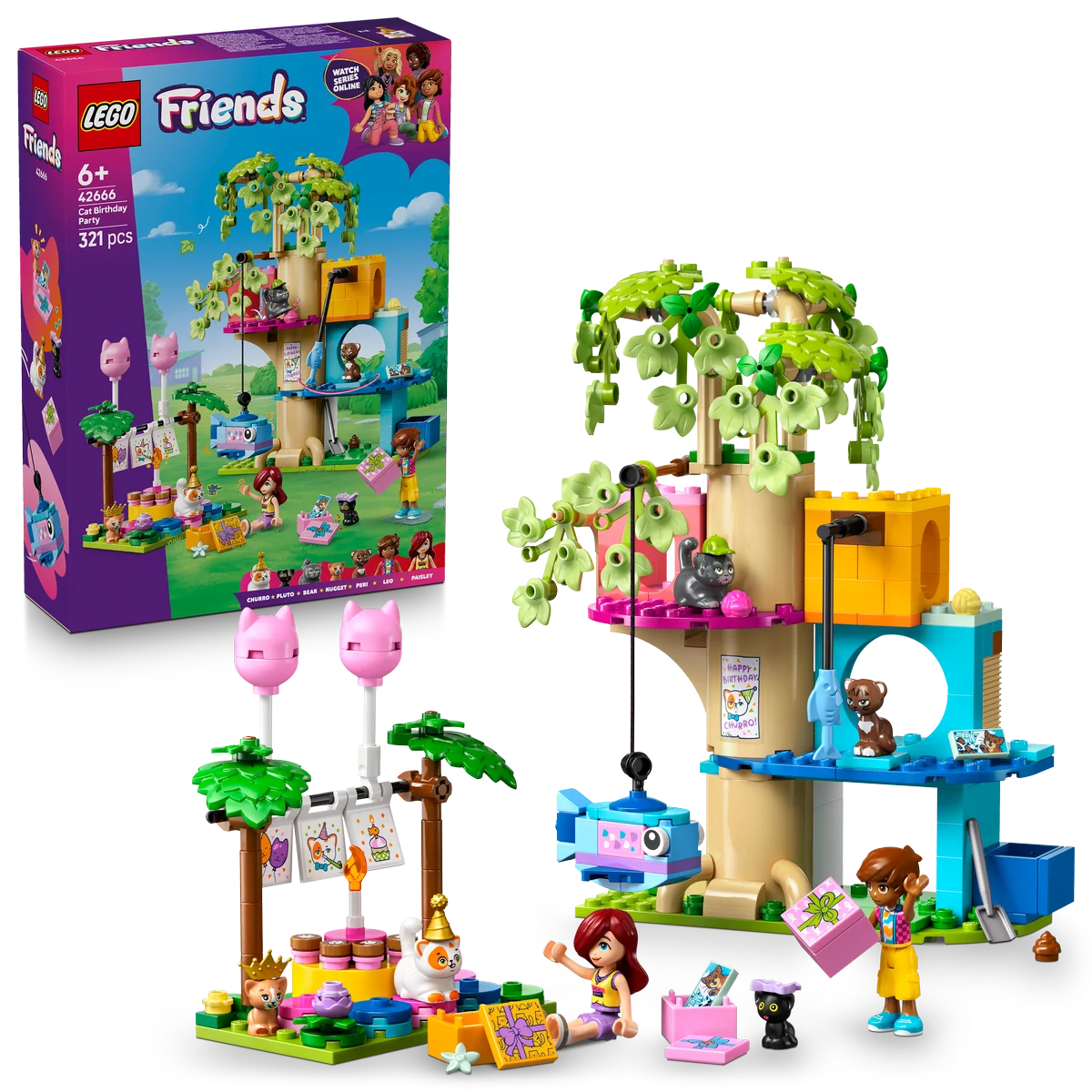 Fiesta de Cumpleaños y Casa del Árbol Felina