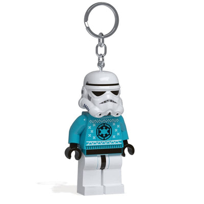 Llavero con linterna Stormtrooper navideño