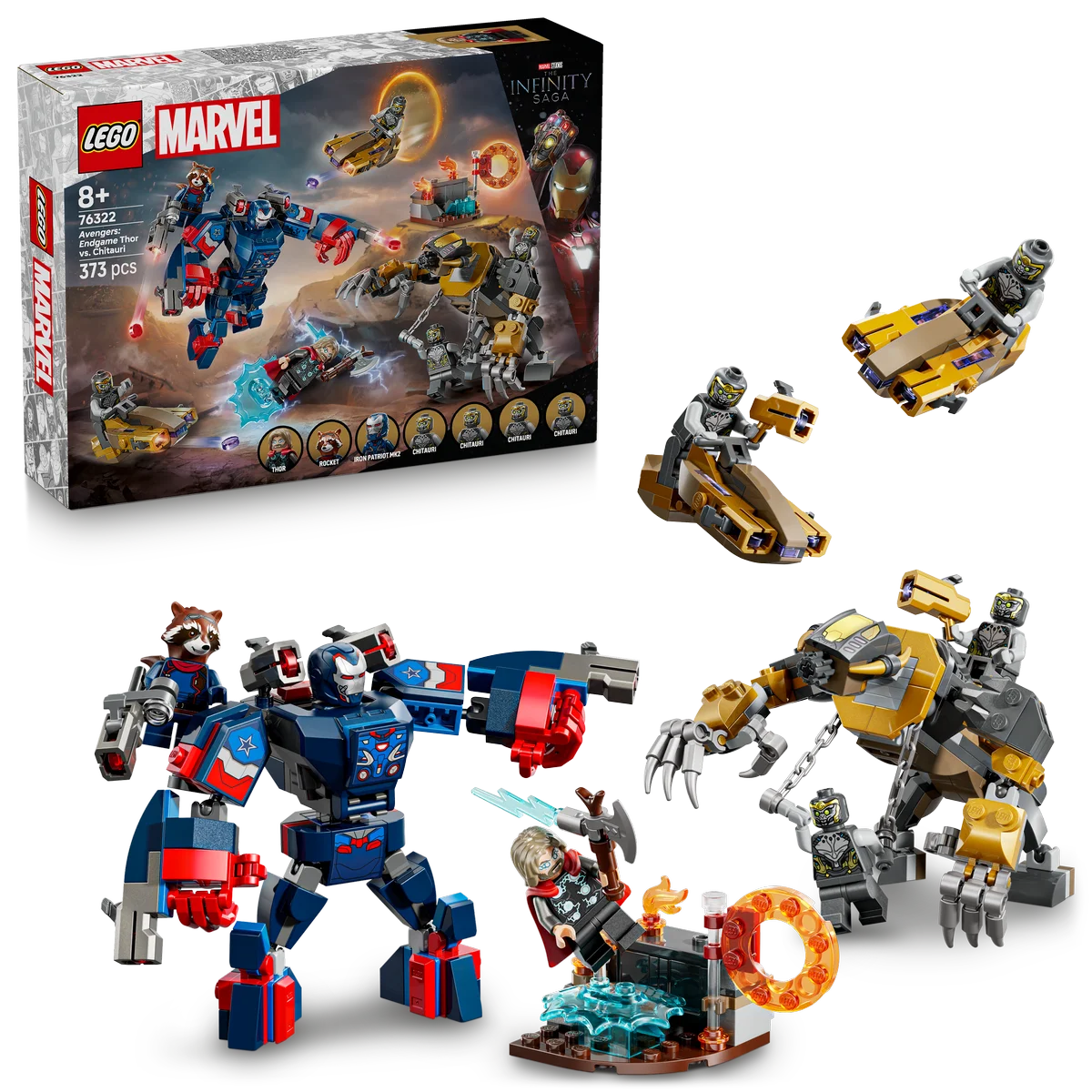 Thor de Vengadores: Endgame vs. Chitauri