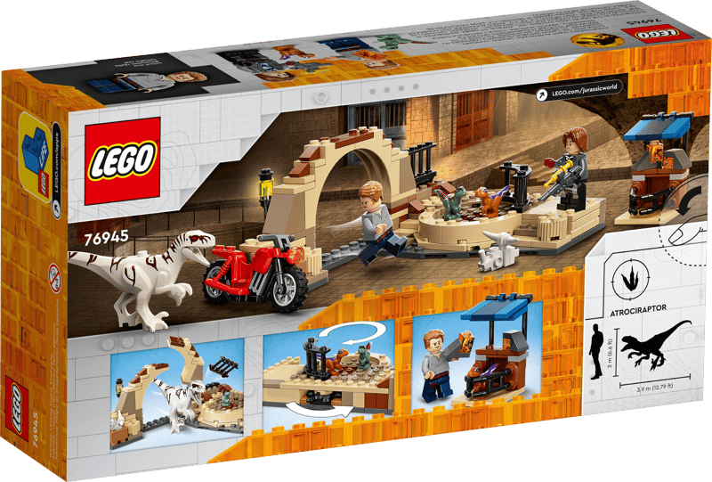 Persecución en Moto del Dinosaurio Atrocirraptor