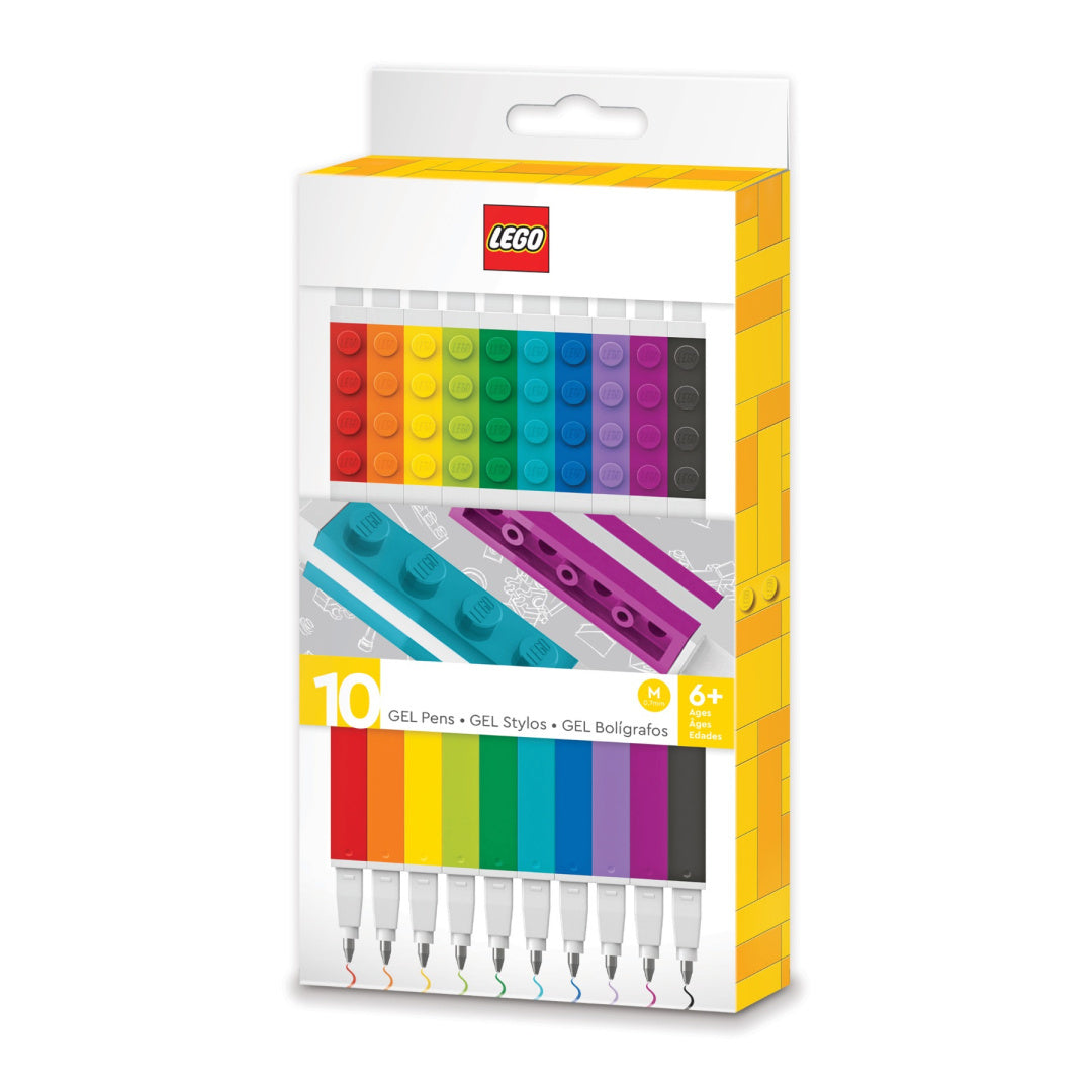 Bolígrafos de gel de colores LEGO® (10 unidades)