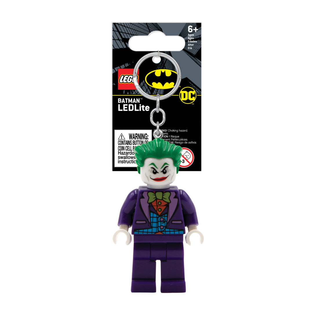 Llavero con linterna del Joker de LEGO® DC Super Heroes™