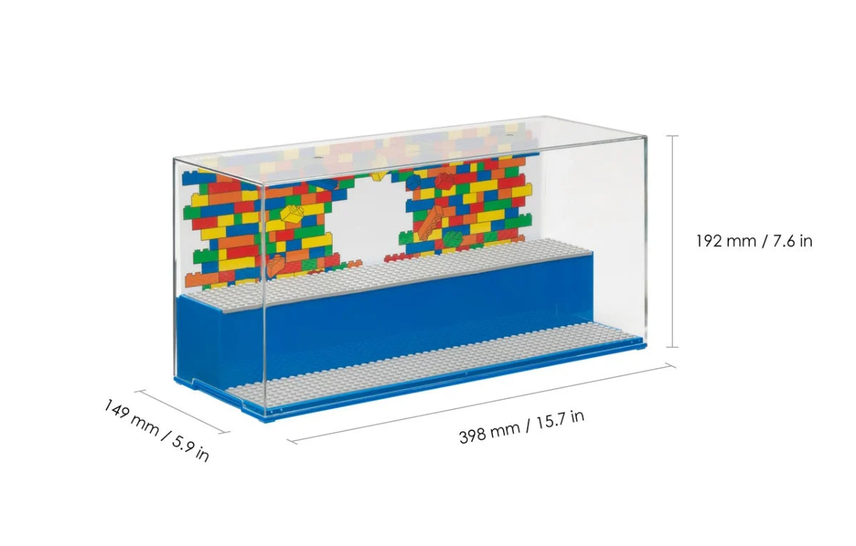 Vitrina LEGO® con plataforma (Azul)