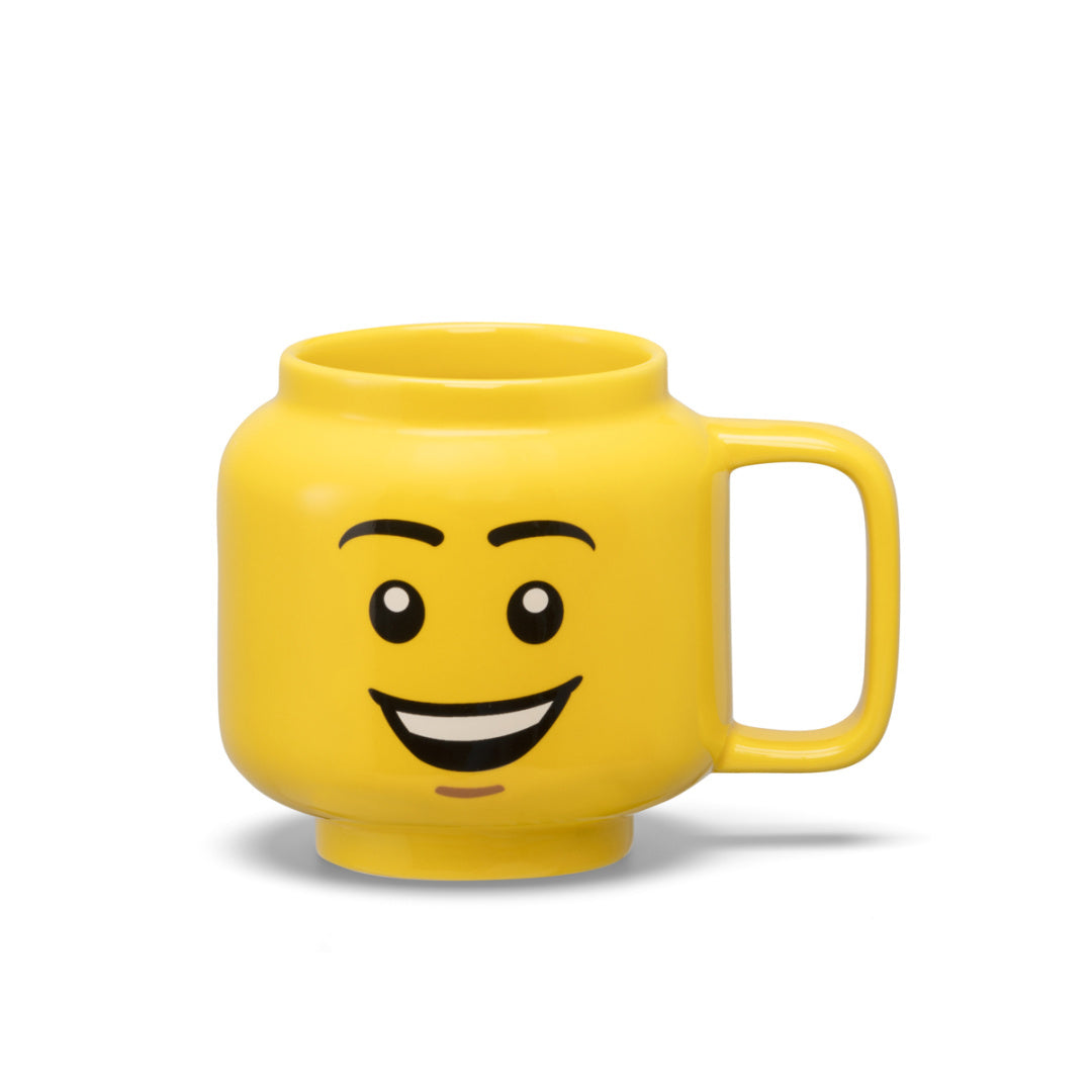 Vaso cerámico cabeza pequeña LEGO® – Niño sonriente
