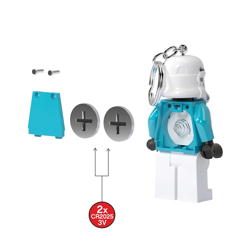 Llavero con linterna Stormtrooper navideño