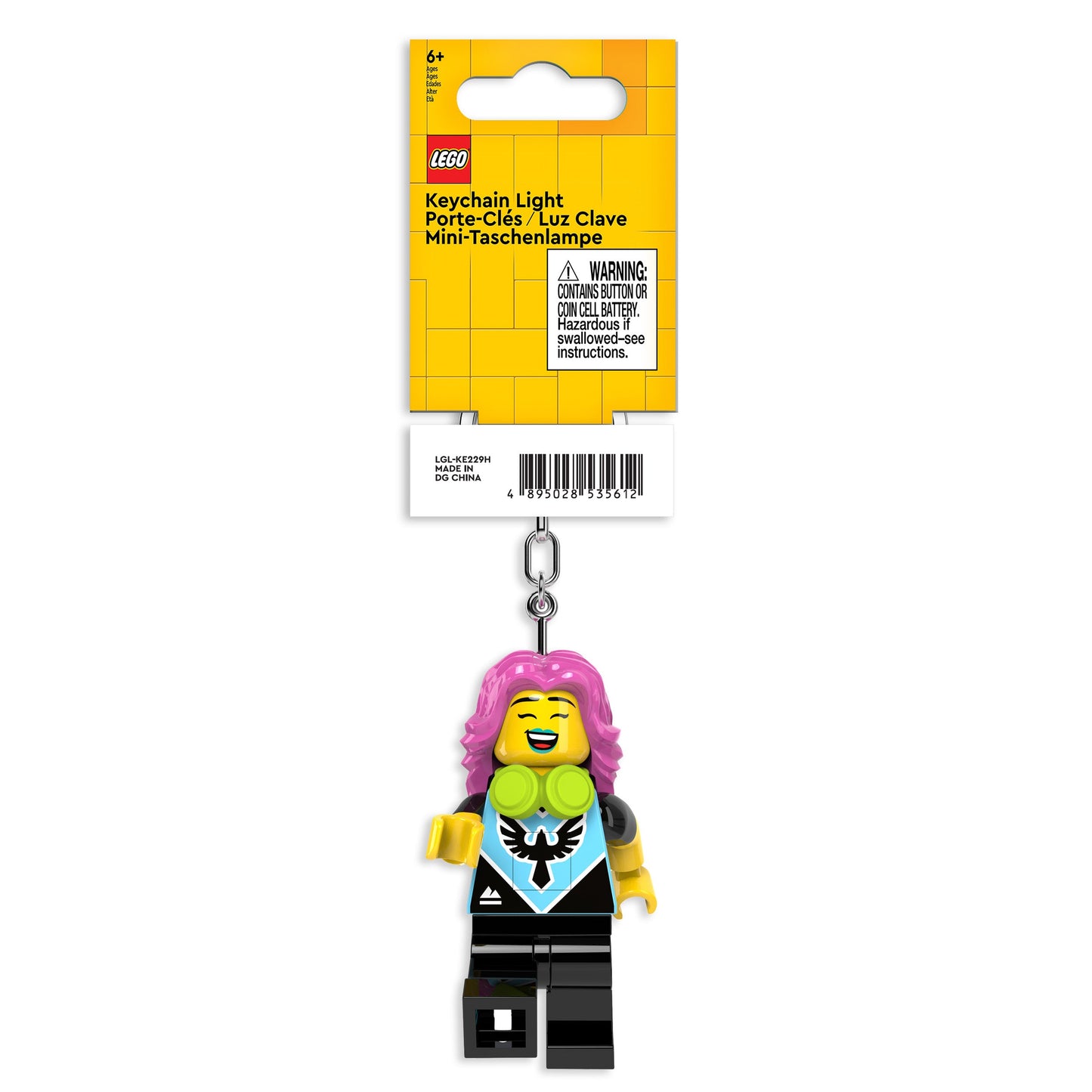 Llavero con linterna LEGO® Minifigures™ – Gamerka