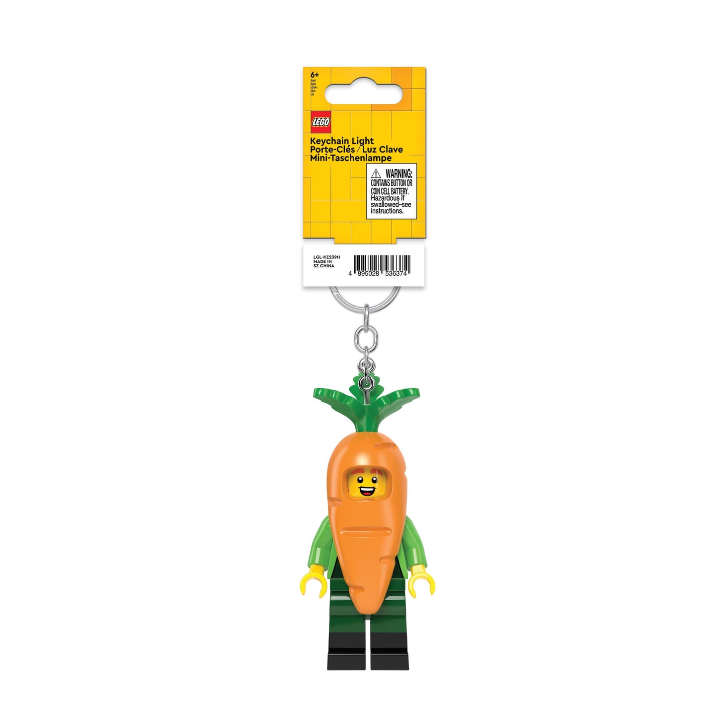 Llavero con linterna LEGO® – Zanahoria