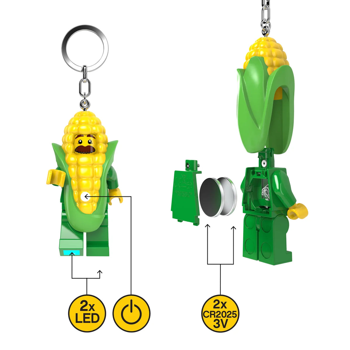 Llavero con linterna LEGO® – Maíz