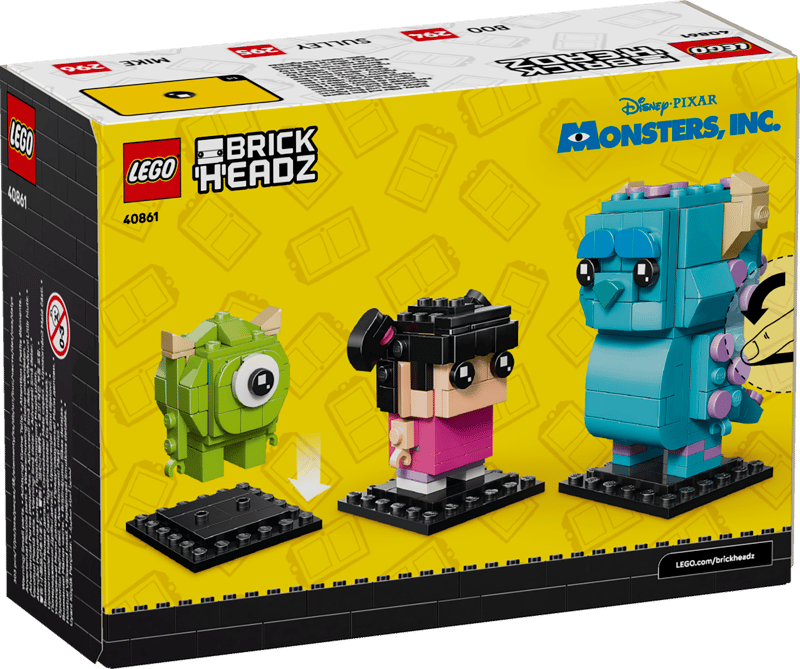 Figuras de Sulley, Mike y Boo