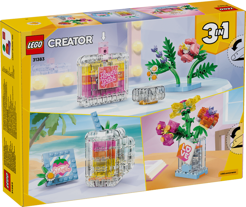 Frasco Decorativo de Perfume Floral