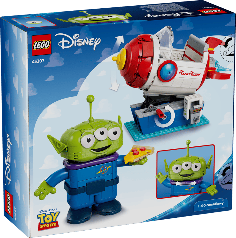 Marcianito con Cohete de Pizza Planet