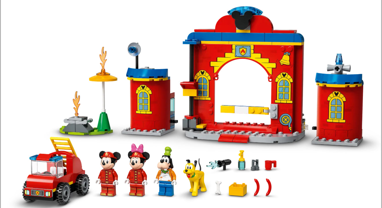 Mickey & Friends Fire Truck & Station