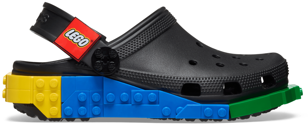 Zuecos Crocs x LEGO (Negro)