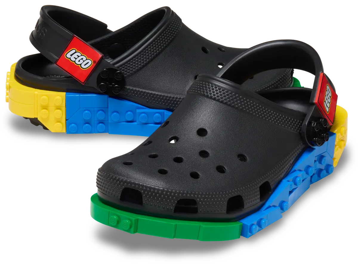 Zuecos Crocs x LEGO (Negro)