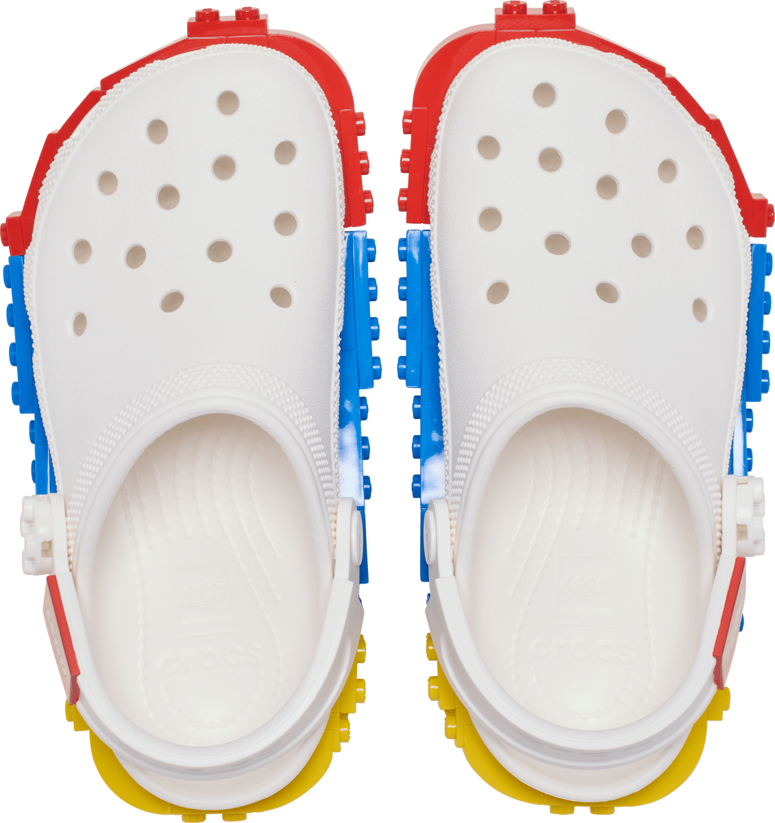 Zuecos infantil Crocs x LEGO (Blanco)