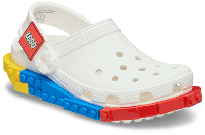 Zuecos infantil Crocs x LEGO (Blanco)