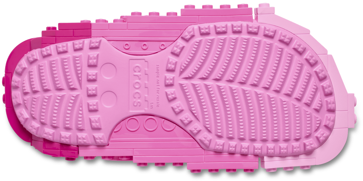 Zuecos infantil Crocs x LEGO (Rosa)