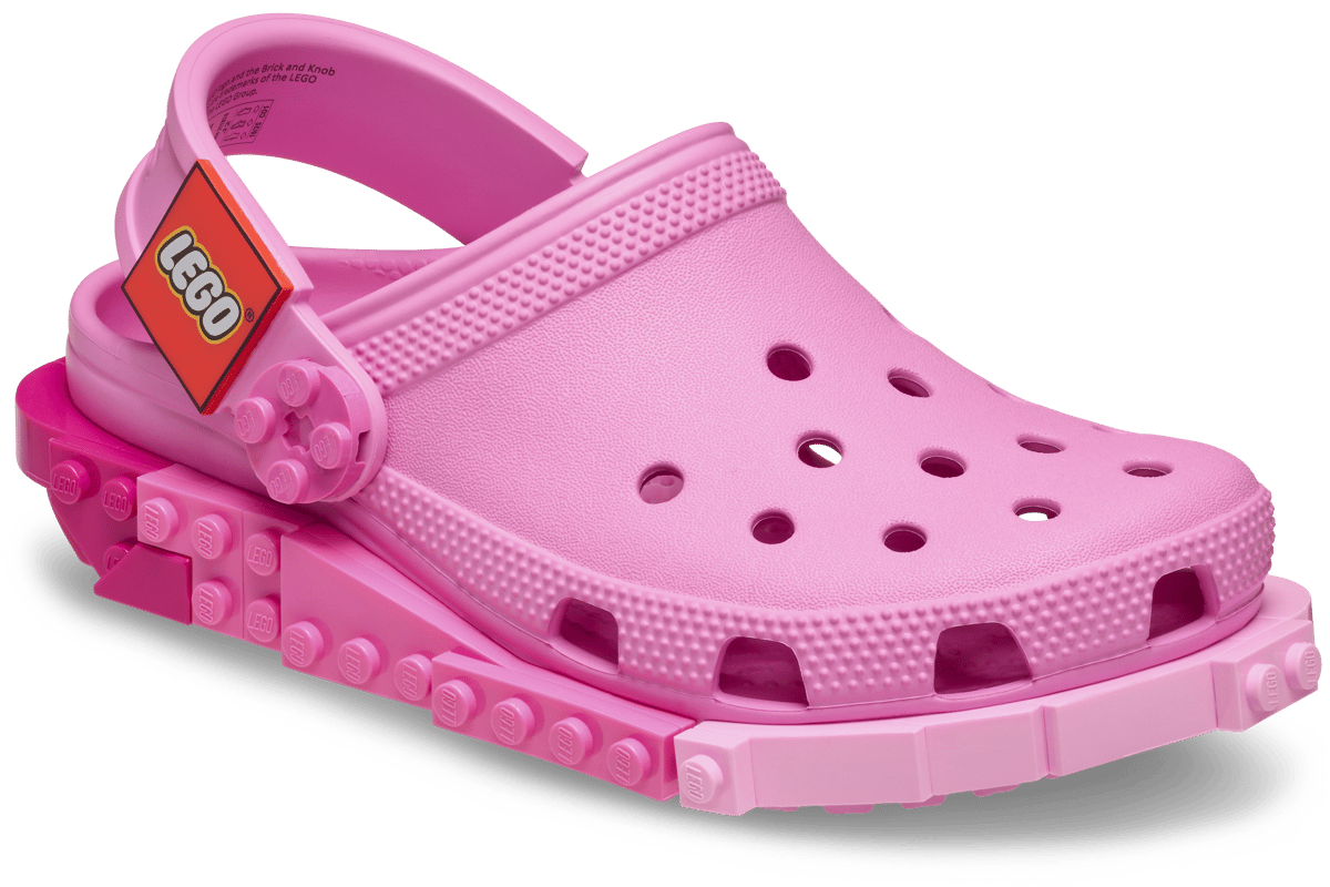 Zuecos infantil Crocs x LEGO (Rosa)
