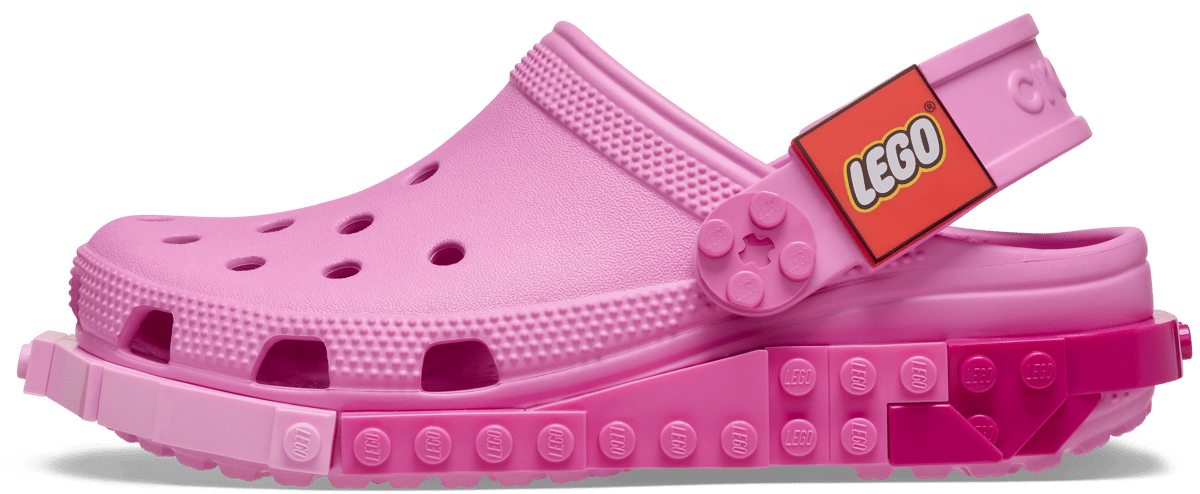 Zuecos infantil Crocs x LEGO (Rosa)