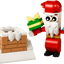 Chimenea Navideña con Papá Noel