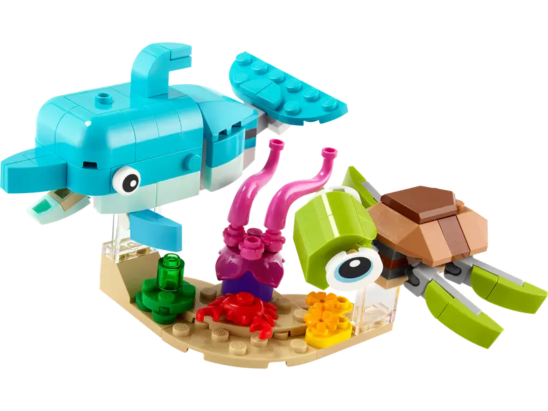 Delfín y Tortuga