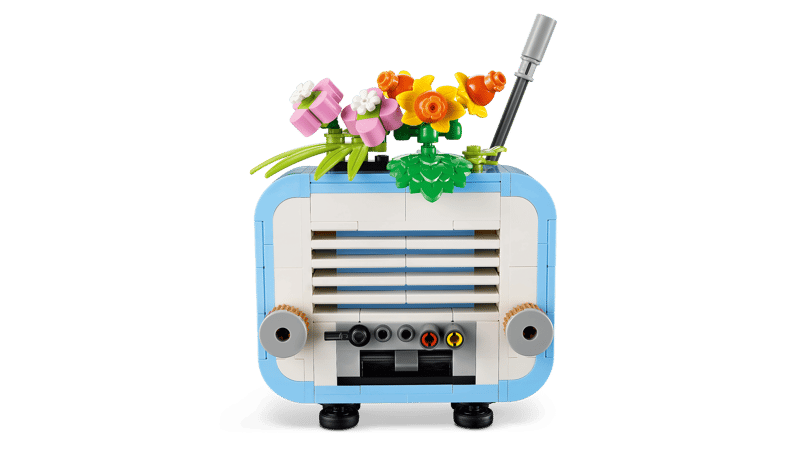 Tocadiscos con Flores