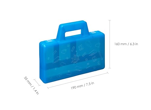 Caja de almacenamiento LEGO® TO-GO - azul