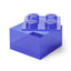 Contenedor bloque LEGO® Brick 4 con tapa (Morado)