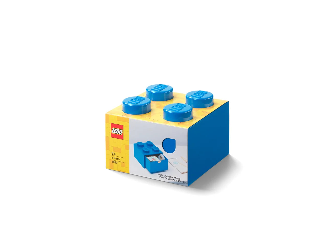 Caja para escritorio ladrillo LEGO® Brick 4 (Azul)