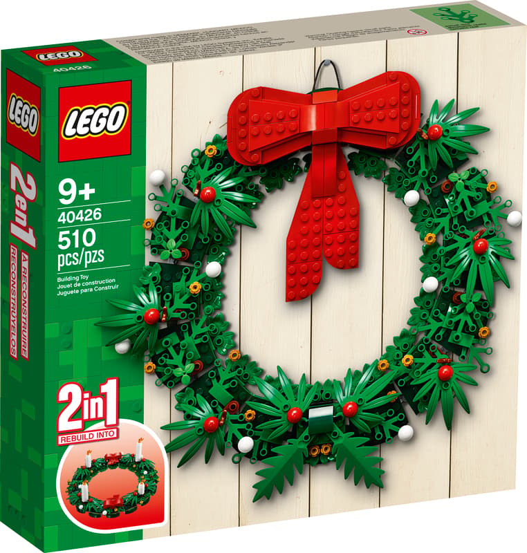 Corona de Navidad “2 en 1”