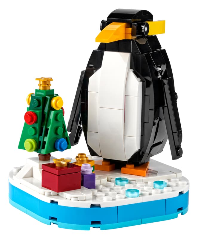 Pingüino de Navidad