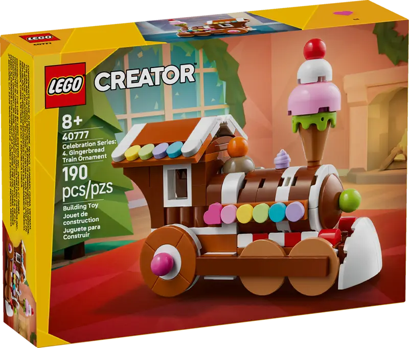 Colección Celebraciones: Adorno de Tren de Galleta