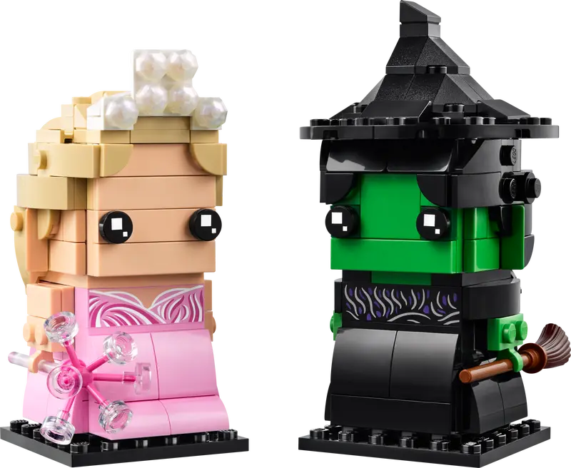 Figuras de Elphaba y Glinda