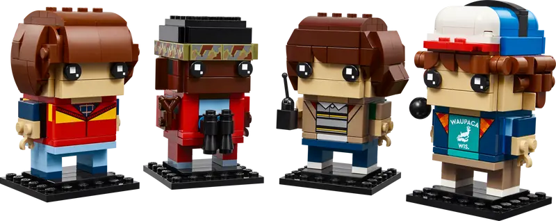 Figuras de Mike, Dustin, Lucas y Will