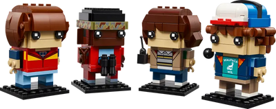 Figuras de Mike, Dustin, Lucas y Will