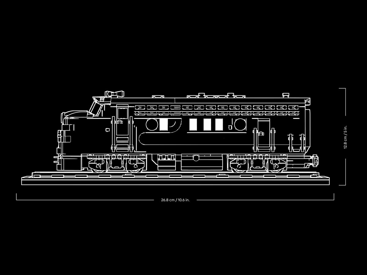 Brick Railroad Locomotive - Bricklink
