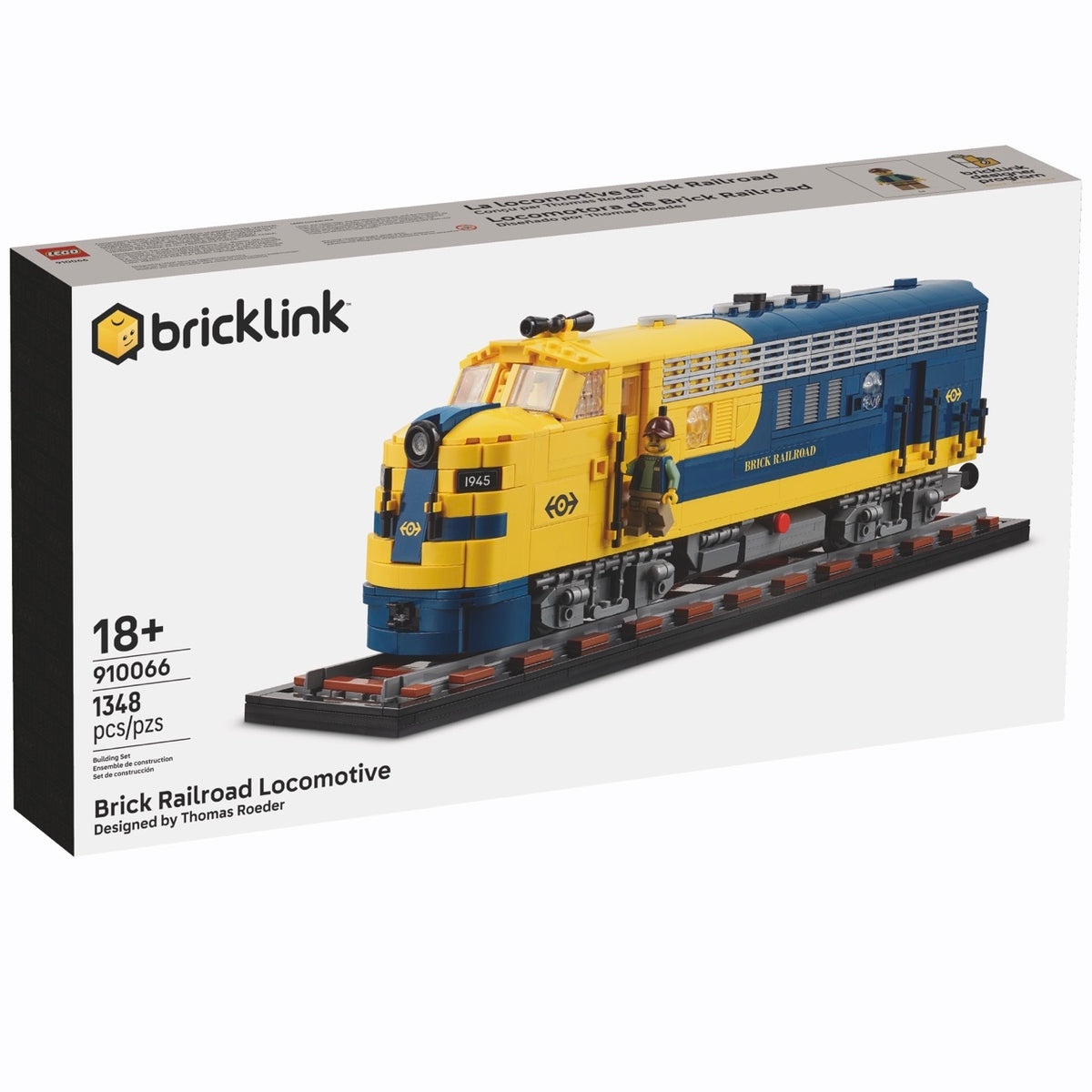Brick Railroad Locomotive - Bricklink