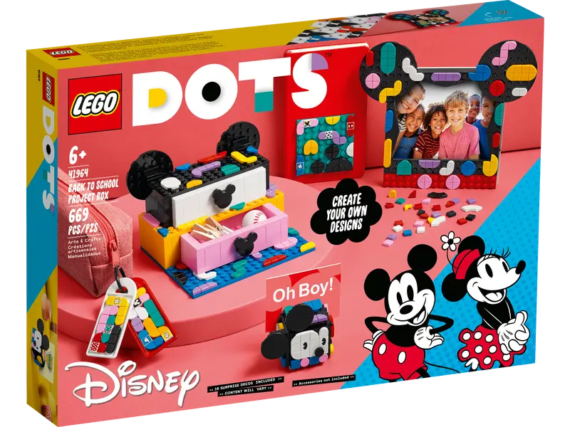 Mickey Mouse y Minnie Mouse: Caja de Proyectos de Vuelta al Cole