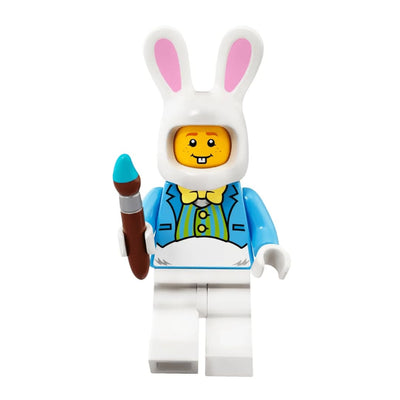 Minifigura chico disfrazado de conejo