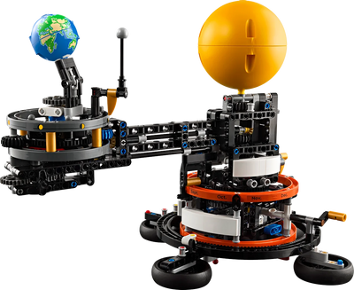 Planeta Tierra y Luna en Órbita