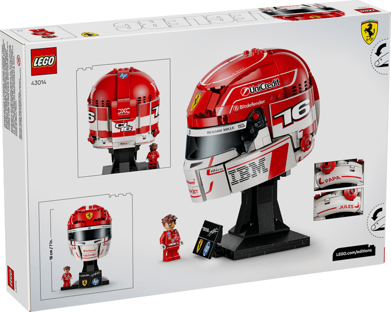 Scuderia Ferrari HP: Casco de Charles Leclerc
