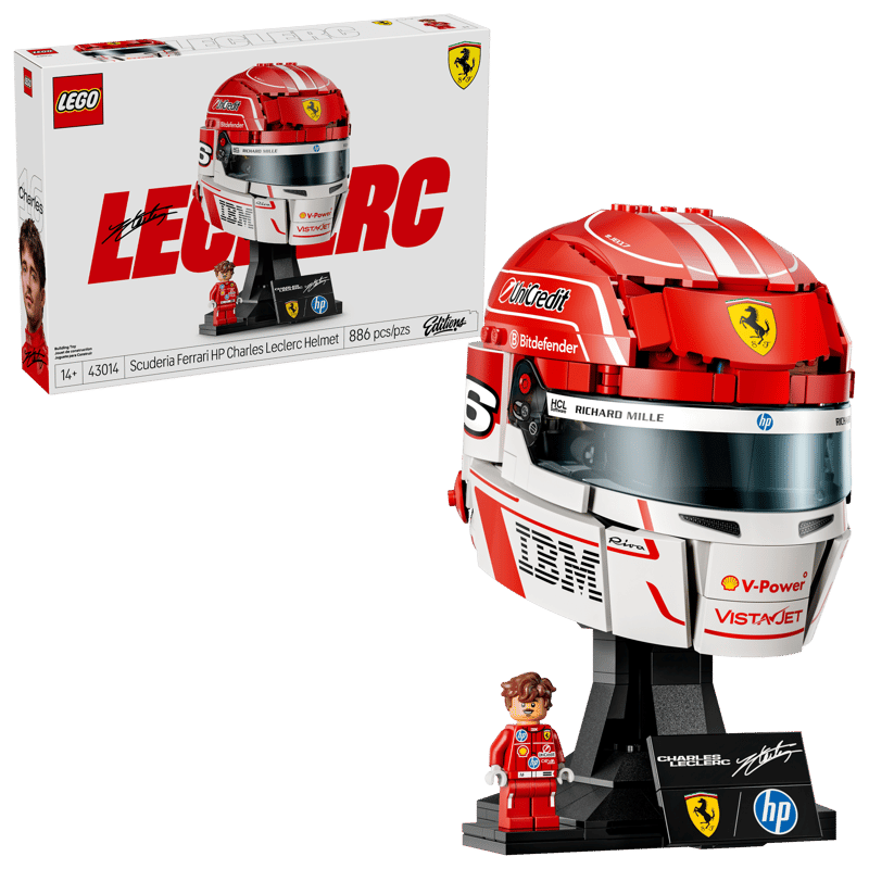 Scuderia Ferrari HP: Casco de Charles Leclerc