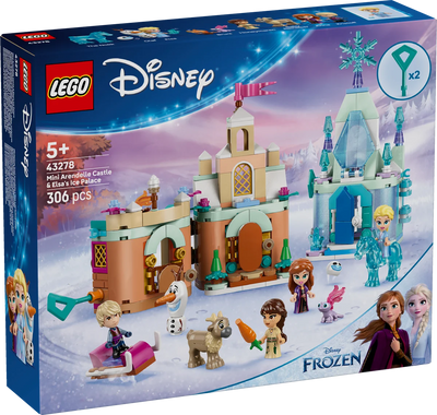 Mini Castillo de Arendelle y Palacio de Hielo de Elsa