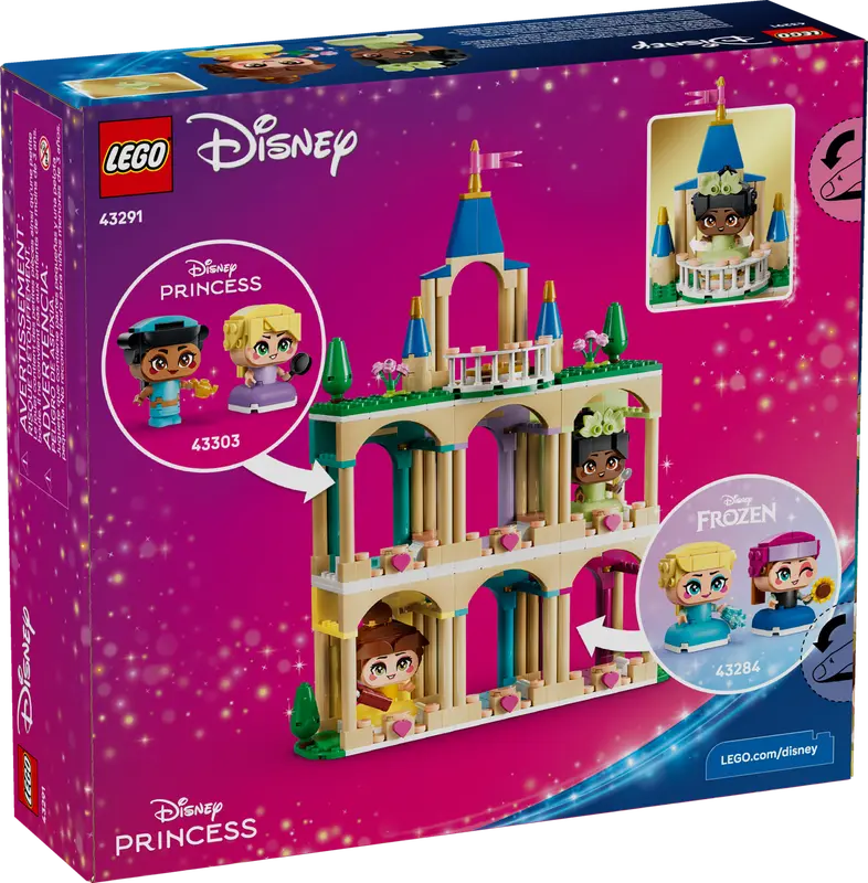 Mini Bella y Tiana con Castillo