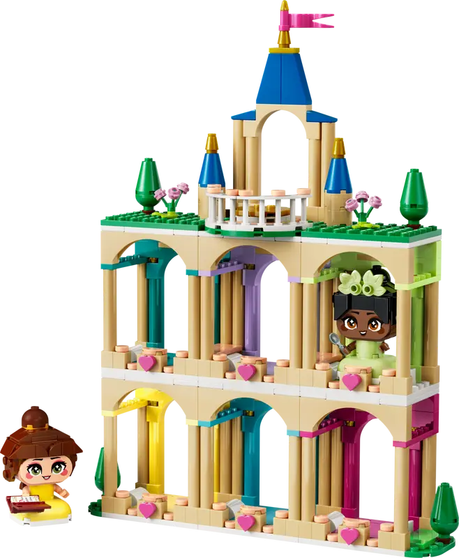 Mini Bella y Tiana con Castillo