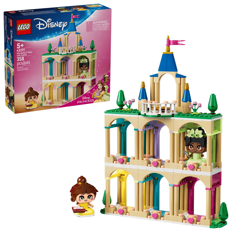 Mini Bella y Tiana con Castillo